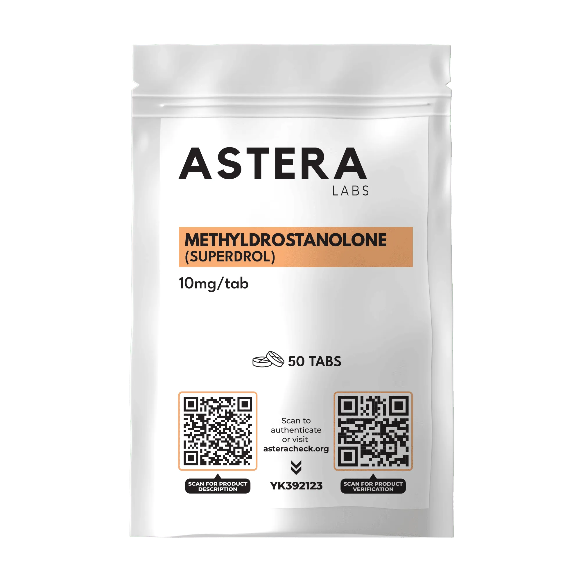 Methyldrostanolon Superdrol Astera Labs 10 mg pro Tablette – Beutel mit 50 Tabletten