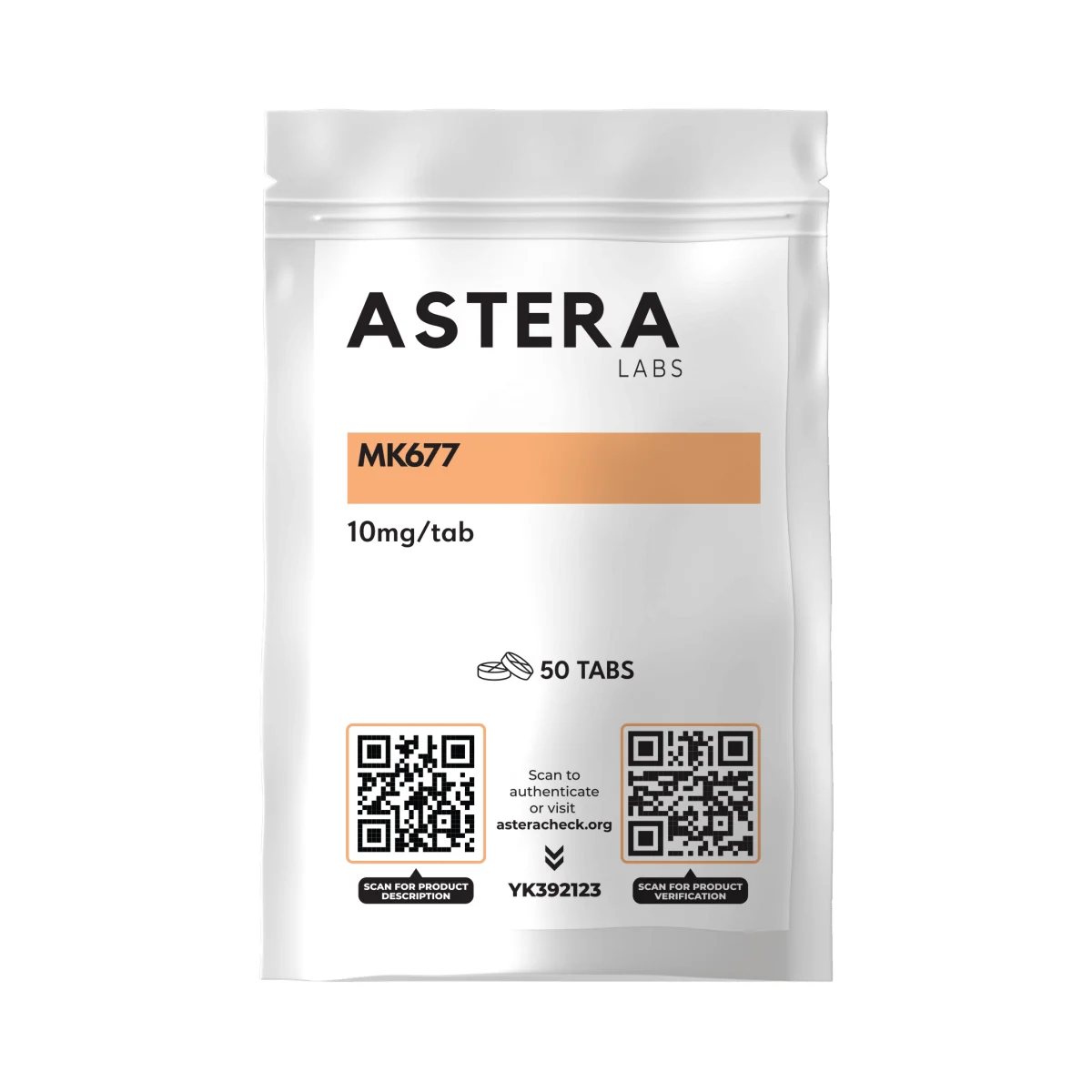 MK677 Astera Labs 50 Tabletten [10mg/tab] – Beutel