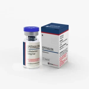 Epithalon (Epithalamin) DeusPower – 10 mg Fläschchen synthetisches Tetrapeptid zur Aktivierung der Telomerase, Verlängerung der Telomere und systemischen Anti-Aging-Wirkung – subkutan injizierbar, ideal für 10-20 tägige Kurzyklen