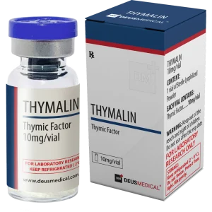 Thymalin Thymic Factor Deus Medical – 10 mg Fläschchen thymisches Peptid zur Stärkung der Immunität, Beschleunigung der Wundheilung und Unterstützung der natürlichen Zell-Regeneration – subkutan injizierbar, ideal für 10-Tage-Kuren