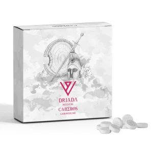 Caberos Cabergoline 0.25 mg Driada Medical – 4 Tabletten à 0.25 mg starker Dopamin-Rezeptor-Agonist zur Senkung erhöhter Prolaktinwerte, Prävention prolaktinbedingter Gynäkomastie und Steigerung der sexuellen Libido während 19-Nor-Steroid-Kuren