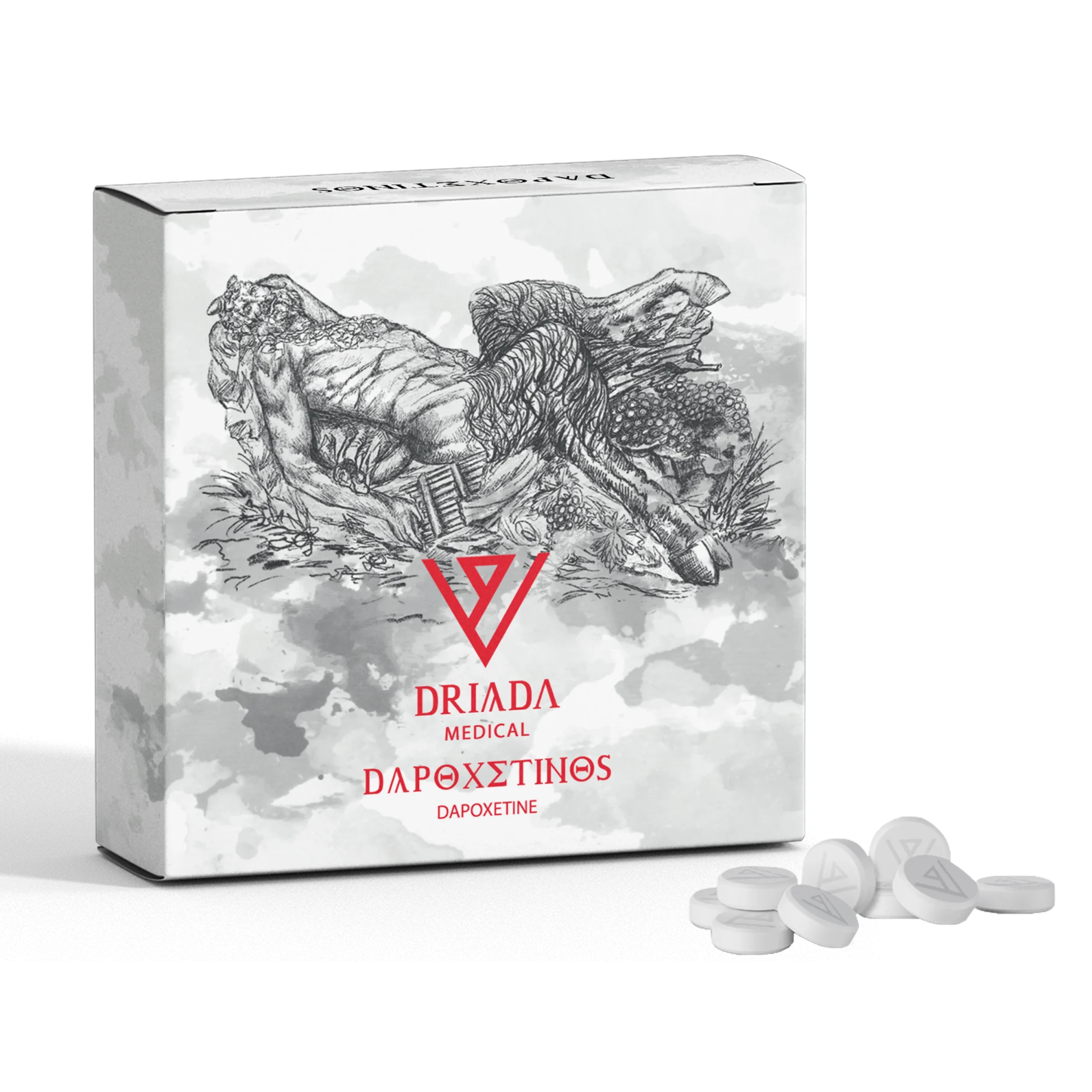 Dapoxetinos 30mg (Dapoxetine) Driada Medical 1 Dapoxetine 60 mg Driada Medical – 10 Tabletten à 60 mg zur gezielten Verzögerung der Ejakulation, Verbesserung der sexuellen Kontrolle und Verlängerung der Verkehrsdauer bei vorzeitiger Ejakulation – wirkt innerhalb 1-3 Stunden, ideal für Kur-bedingte oder psychische PE