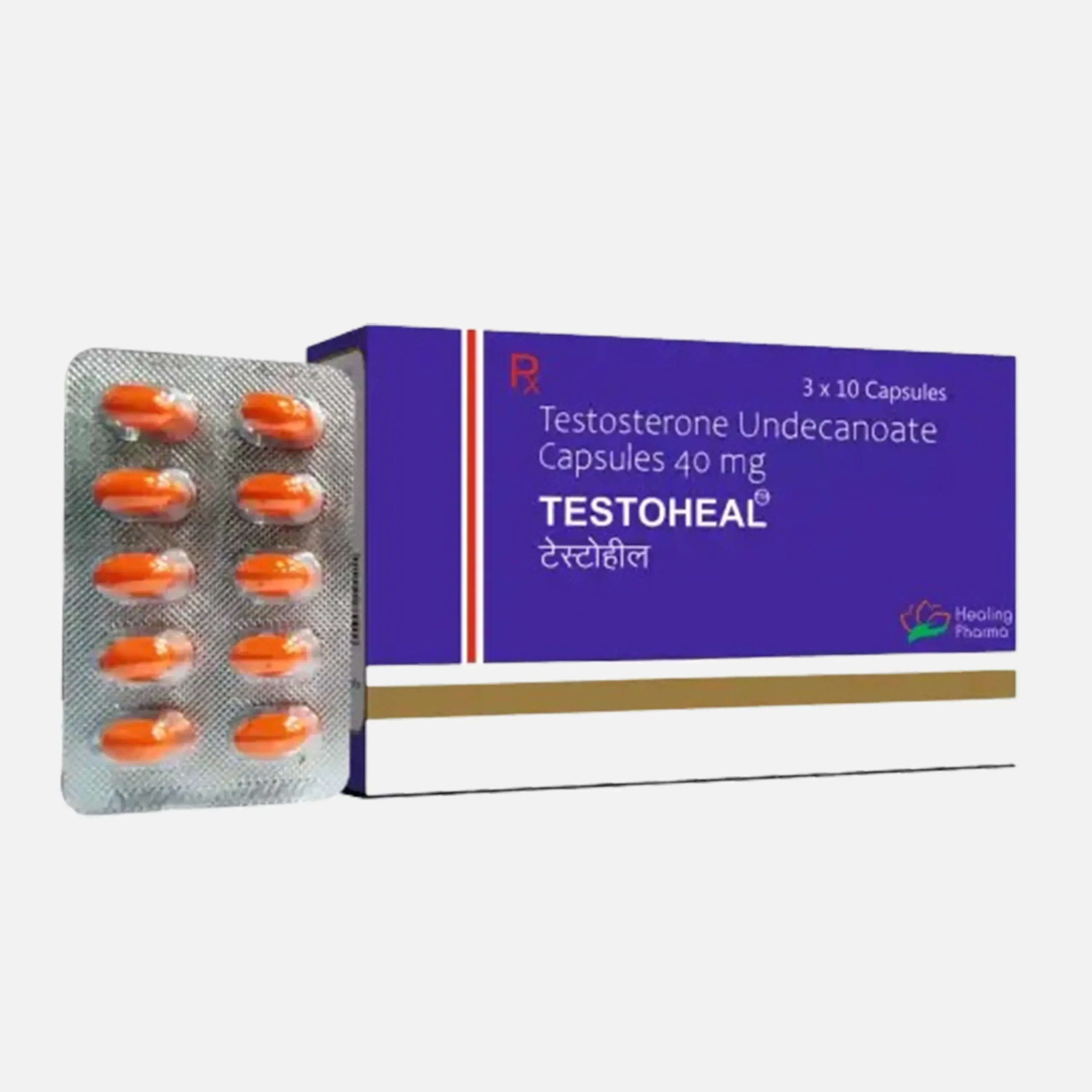 Testoheal 40 mg (Testosterone Undecanoate) Driada Medical 1 Testoheal Soft Capsules 40 mg Driada Medical – 30 Gel-Capsules à 40 mg Testosteron-Undecanoat für orale Steigerung des Testosteronspiegels, Verbesserung von Libido, Stimmung und Muskelaufbau – keine Nadeln, einfache Alltagstauglichkeit, ideale TRT-Alternative oder Kur-Basis