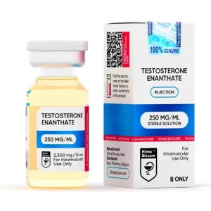 Testosterone Enanthate Hilma BioCare – 10 ml Fläschchen 250 mg/ml für langsame, konstante Muskelmasse und Kraftsteigerungen, Depot-Form, nur 1-2 Injektionen pro Woche.