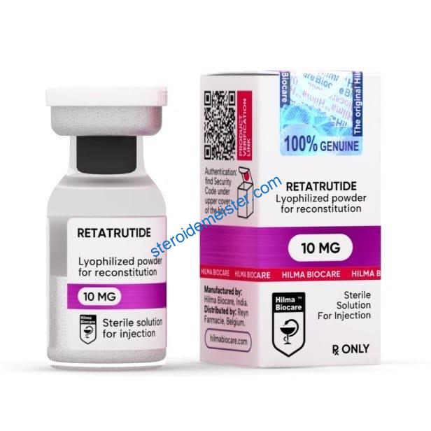 Retatrutide Hilma Biocare 10mg/vial 1 Retatrutide Produktseite, dreifacher GLP-1/GIP/Glukagon-Rezeptoragonist für Gewichtsmanagement mit gesteigerter Lipolyse und Appetitkontrolle, subkutane Injektion einmal wöchentlich.