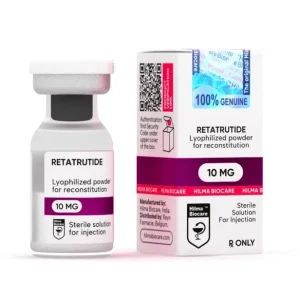 Retatrutide Produktseite, dreifacher GLP-1/GIP/Glukagon-Rezeptoragonist für Gewichtsmanagement mit gesteigerter Lipolyse und Appetitkontrolle, subkutane Injektion einmal wöchentlich.